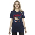 thumbnail image 2 of Looney Tunes Womens Taz Goal Goal Goal Cotton Boyfriend T-Shirt, 2 of 3