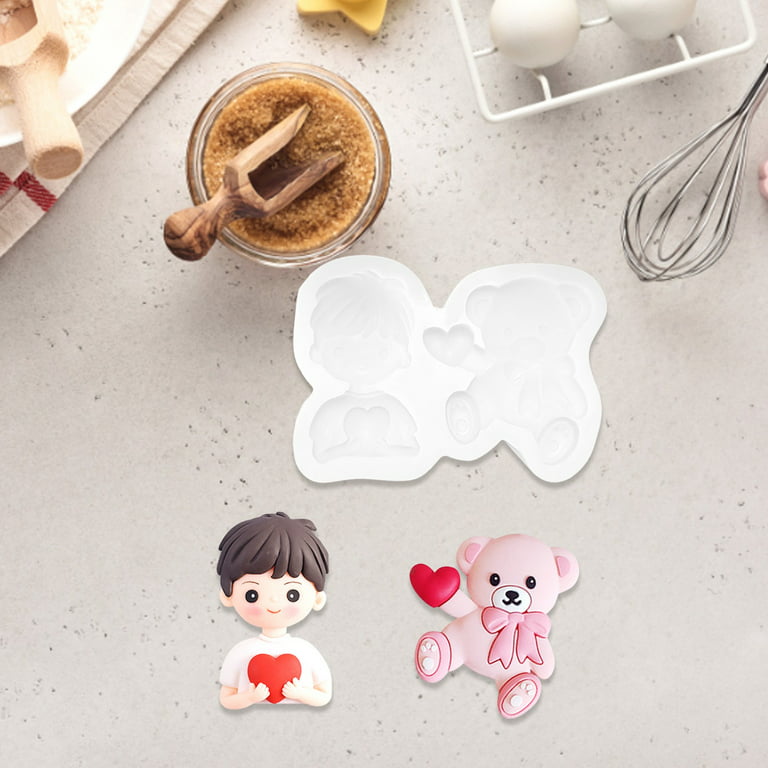 Cake Biscuits Molds Molds Candle Day Molds Silicone Molds Epoxy Valentine's  Tools Baking Molds Cake Mould Small Pizza Pan Set Small Cake Pans round 5  Inch Small Loaf Pans for Baking 6