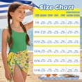 thumbnail image 7 of Jiueut Tropical Frangipani Hibiscus Print Girls Swimsuit One Piece Bathing Suit with Adjustable Strap Halter Neck Skirt Girls' Swimsuit Set with Mesh Cover Up 7-18Y, 7 of 7