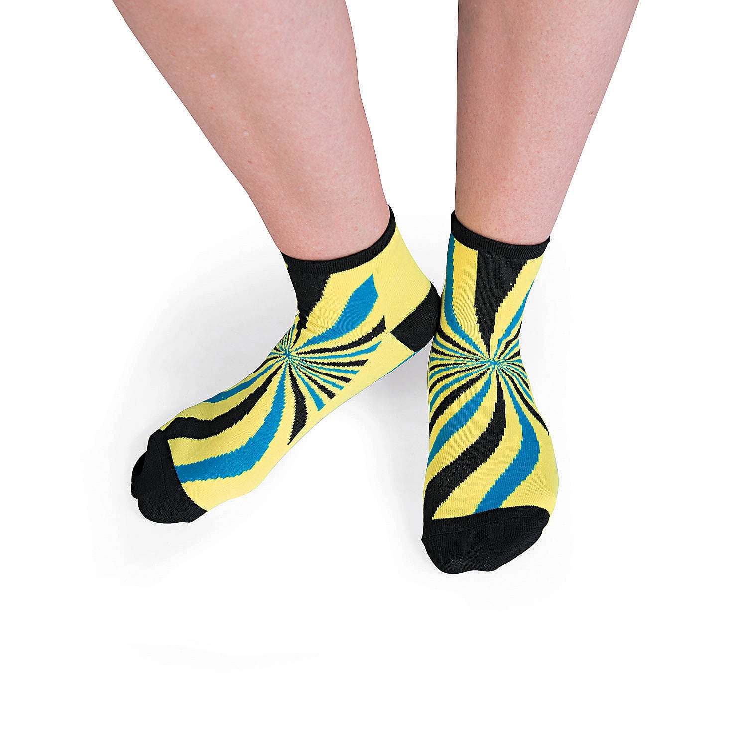 Fun Ankle Socks With Grippers Ad Apparel Accessories 2 Pieces
