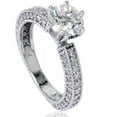 thumbnail image 2 of Pompeii 1 5/8ct Vintage Heirloom Diamond Engagement Ring 14K White Gold (G/H,I1-I2), 2 of 3