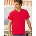 thumbnail image 2 of Fruit Of The Loom Mens Valueweight V-Neck T-Short Sleeve T-Shirt, 2 of 4