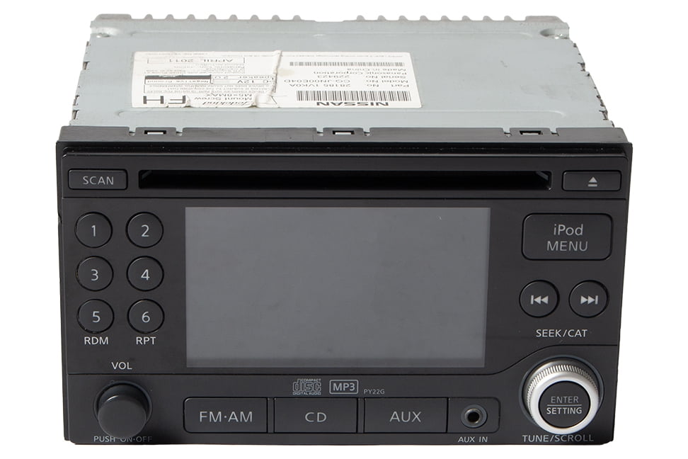 Restored 2011-2012 Nissan Rogue AM FM SAT Radio CD MP3 Player Bluetooth PY22G 28185-1VK0A (Refurbished)