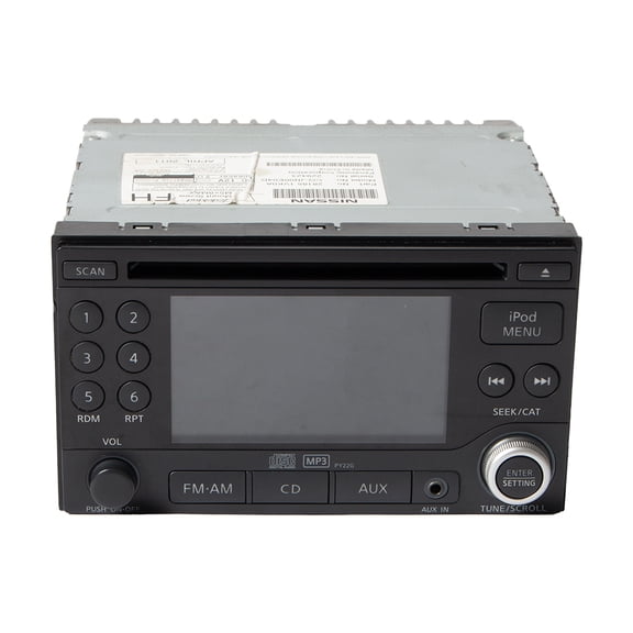 Restored 2011-2012 Nissan Rogue AM FM SAT Radio CD MP3 Player Bluetooth PY22G 28185-1VK0A (Refurbished)