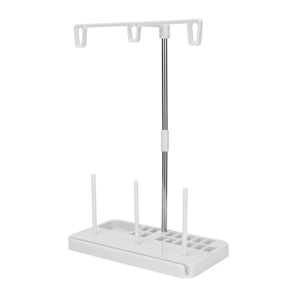 Soporte para hilo de coser, soporte para hilo, soporte para 3 carretes de hilo, soporte para hilo de plástico, ingeniería de precisión