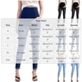 thumbnail image 2 of Bixock Maternity Jeans High Waist Over The Belly Stretchy Maternity Leggings Breathable Pregnancy Pants Soft Active Casual Maternity Clothings, 2 of 6