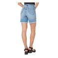 thumbnail image 2 of EARNEST SEWN NEW YORK Womens Blue Pocketed Frayed Button Fly Cutoff Hem Shorts 29, 2 of 4