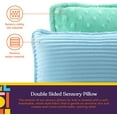thumbnail image 4 of Vibrating Pillow Sensory Pressure Activated for Kids and Adults - Blue/Green, 4 of 9