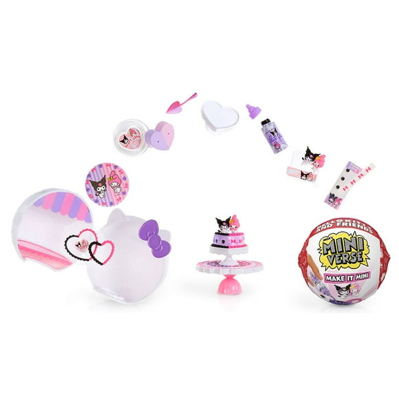 Mini articles de collection MGA's Miniverse Make It Mini Hello KittyMD and Friends de la série 2 Miniverse Make It Mini SANRIO Series 2