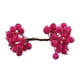 thumbnail image 4 of Adornos navideños artificiales de bayas de acebo escarchadas para árbol de Navidad. Rosa roja, 4 of 9