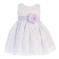 thumbnail image 2 of Girls Tulle with Floral Design Easter Spring Dress 2T, Lilac, 2 of 2