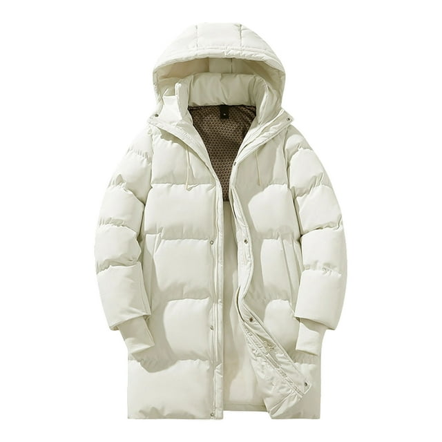 Simua Parka à Capuche Long pour Homme - Manteau d'Hiver Résistant à l'Eau avec Capuche Ajustable et Multiples Poches pour Protection contre le Froid Extrême