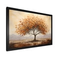 thumbnail image 2 of Designart "Essence of the Wild African Wilderness Tree" Floral Framed Wall Art Decor - Global Brown Tree African Bedroom Framed Canvas Wall Art, 2 of 6