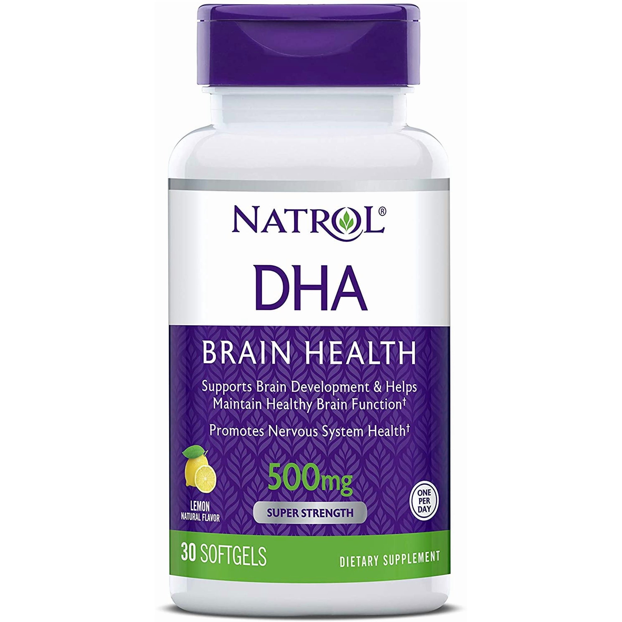 Natrol DHA 500mg Super Strength Softgels, 30 Ct