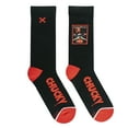thumbnail image 6 of Odd Sox, Chucky Patch, Fun Graphic Print Crew Socks for Men & Women, Large, 6 of 7