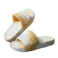 thumbnail image 3 of Xunlbb Lightweight Sandals for Women Men Comfort Non-Slip Pillow House Sandals Waterproof Shower Shoes Indoor Slides Bathroom Sandals Slip On Slide Sandals Easy to Clean 36-44, 3 of 5