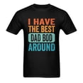 thumbnail image 2 of Dad T Shirt, I Have The Best Dad Bod Around T Shirt，Dad Gifts for Dad, Funny Dad Gift Ideas Fathers Day T-Shirt, Black, 2 of 5