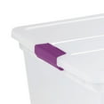 thumbnail image 7 of Sterilite 110 Qt Clear Storage Box with Secure Latching Lid, (16 Pack), 7 of 7