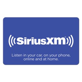 Siriusxm 30 Gift Card Email Delivery Walmart Com Walmart Com