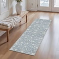thumbnail image 3 of Washable Kitchen Runner Rug 2x5 ft, Non-Slip Soft Low Profile Kitchen Runner Rug with PVC Backing, Farmhouse Vintage Distressed Floral Oriental Rug for Kitchen Sink, Hallway & Laundry Room, 3 of 6