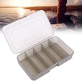 thumbnail image 4 of Durable Fly Lure Box Fishing Tackle Storage Box Plastic Spoon Hook Bait Tackle Case Medium, 4 of 9