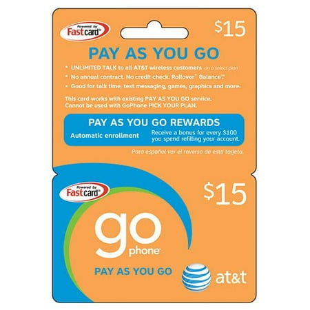 AT&T $15 Prepaid Card