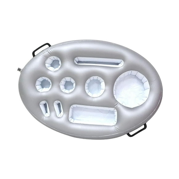 Soporte de bebidas de la piscina flotante inflable Suministros para la fiesta de la fiesta Suministros de bebidas flotantes para la bendeo de la playa argén