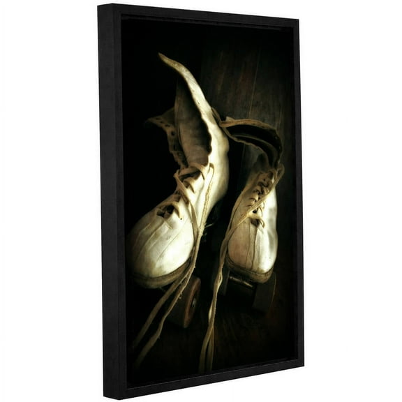 ArtWall Kevin Calkins "Skate Away" Gallery-Wrapped Floater-Framed Canvas