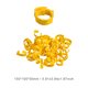 thumbnail image 2 of 100 anillos para patas de pollo, cierre de etiqueta de plástico ajustable para pollo, pato, ganso, 2 of 6