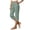 407#Mint Green, variant on Capri Pants for Women Elastic Waist Relaxed Fit Casual Soft Cotton Linen Pants with Pockets Summer Outdoor Athletic Hiking Black XL