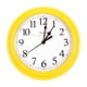 thumbnail image 1 of Reloj de Pared Redondo Silencioso de Cuarzo de 9 Pulgadas Uxcell Operado por Batería Amarillo, 1 of 6