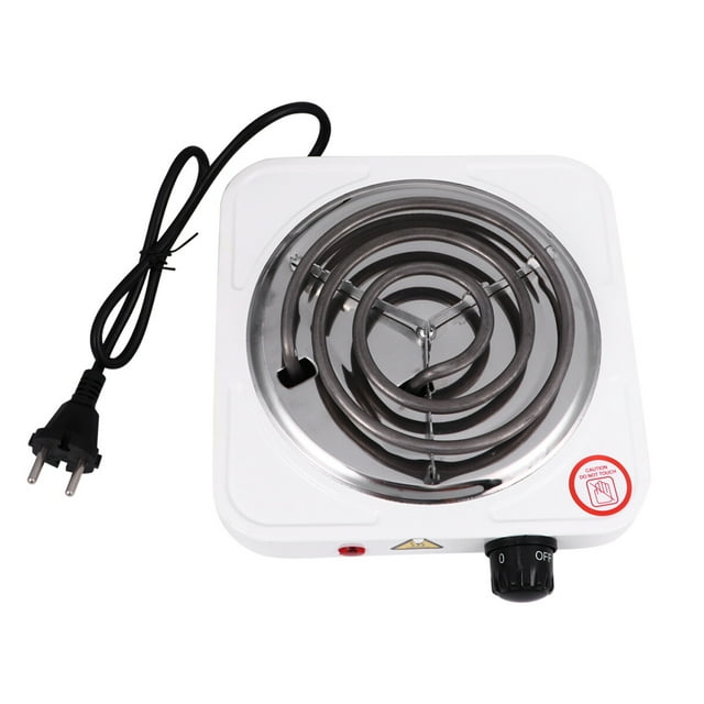 Estufa eléctrica práctica de 1000 W con un solo quemador (enchufe UE)