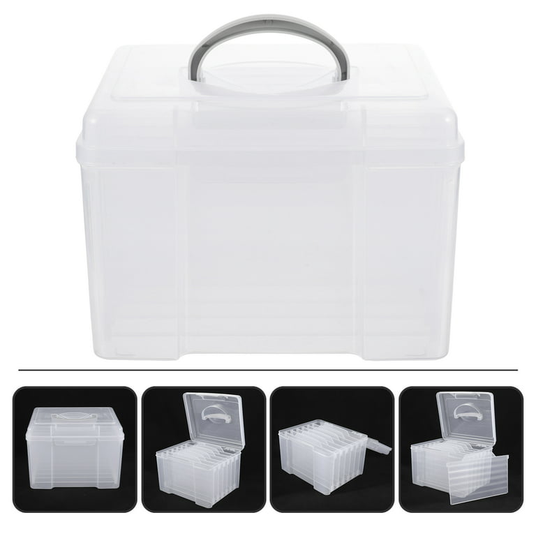 Photo Storage Box Photo Organizers Keeper for Pictures Organization And  Storage, 
