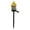 B006- Yellow, variant on Outdoor Solar Light, Solar Garden Decorations, Landscape Lights Outdoor Waterproof, Garden Decor for Outside, Light Blue Resin Mushroom House Fairy House Stake Light, Waterproof