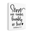 thumbnail image 4 of Scripture Walls  Serve One Another Galatians 5:13 Bible Verse Canvas Christian Wall Art Ready to Hang Unframed, 4 of 12