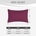 thumbnail image 4 of Gaeub Small Stars Printed Pillow Case, Comfort Soft Hidden Zipper, Suitable for Sofa, Bedroom-16"x24", 4 of 6