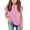 1#Purple827, variant on Byoo Toddler Girls Solid T-Shirt Ruffle Sleeve Textured Crew Neck Casual Oversized Tee Shirt Soft Breathable T Shirt