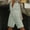 Green, variant on Women's Summer Striped Cotton-Linen Shorts Elastic Drawstring Waist Casual Bermuda Pants with Pockets Button Detail Red XL(XL)