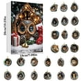thumbnail image 3 of Animal Advent Calendar 2025 24 Days of Crystal Themed Acrylic Adorable Animal Ornaments Christmas Countdown 2D Acrylic Decor for Tree Home Pendant for Animals Lovers, 3 of 9