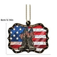 thumbnail image 3 of OAVQHLG3B 4th of July Car Rear View Mirror Accessories Car Mirror Hanging Accessories Car Pendant, Car Charms Ornament - Swinging Ornaments Cars Accessory for Men and Women Hanger, 3 of 6
