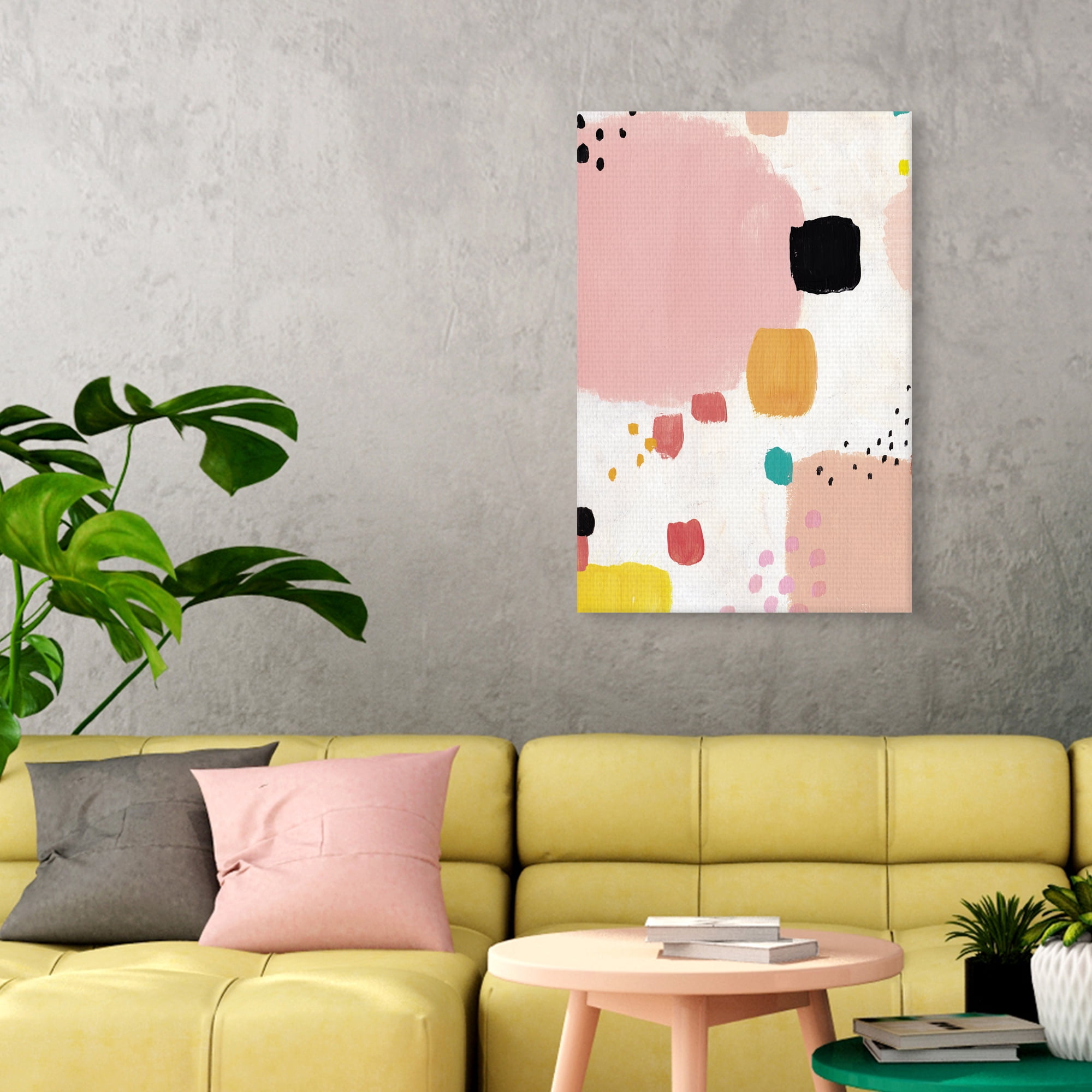 Cotton Flurry by Joelle Wehkam Canvas Art Print