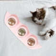 thumbnail image 4 of Bola de Hierba Gatera Giratoria, Juguetes Interactivos para Masticar, Juguetes para Gatos, Juguetes Autoadhesivos para Gatitos, Juguetes de Hierba Gat , 18,5 cm x 5,5 cm 185 cm x 55 cm Yinane Juguetes de pared de hierba gatera, 4 of 7