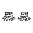 thumbnail image 3 of Transemion Safe And Easy Inflation Happy New Year Balloon Setup For Fun-filled Celebration Black 2Set, 3 of 6