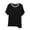 Black, variant on Pajamas Top for Women Sleep T-Shirt Crew Neck Short Sleeve Sleepwear Soft Pjs Tshirts Loose Comfy Lounge Shirt