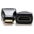 thumbnail image 6 of Mini HDMI Male to Standard HDMI Female Adapter Gold 4K HDTV New 1080p V6P4, 6 of 9