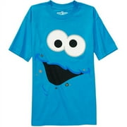 Sesame Street - Big Men's Cookie Monster Big Face Tee, Size 2XL