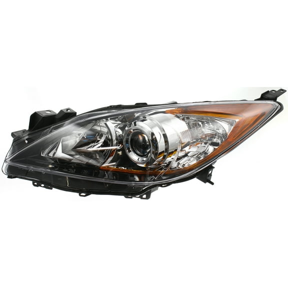 Headlight Compatible With 2010-2013 Mazda 3 Sport Left Driver Halogen