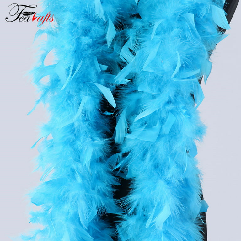 2Meter Red Feather Boa Flapper Burlesque Dance Fancy Dress Hen