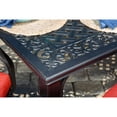 thumbnail image 4 of Hanover Mercer 7-Piece Patio Dining Set in Crimson Red with 6 Cushioned Swivel Rockers and a 40" x 70" Cast-top Table, 4 of 10