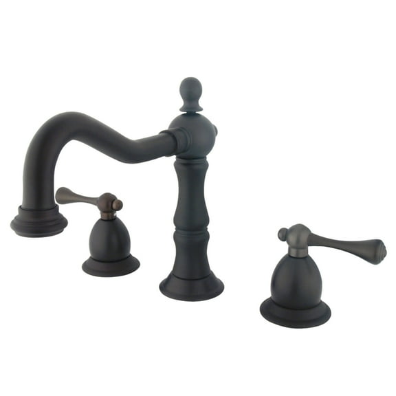 Kingston Brass KS1975BL 8 in. Widespread Bathroom Faucet, Oil Rubbed Bronze